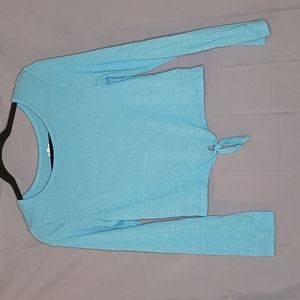 SO perfect active tee blue long sleeve shirt size M